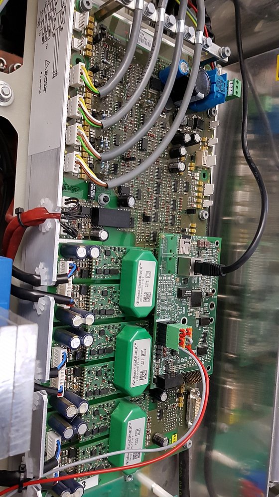 Test von Windkraftumrichtern